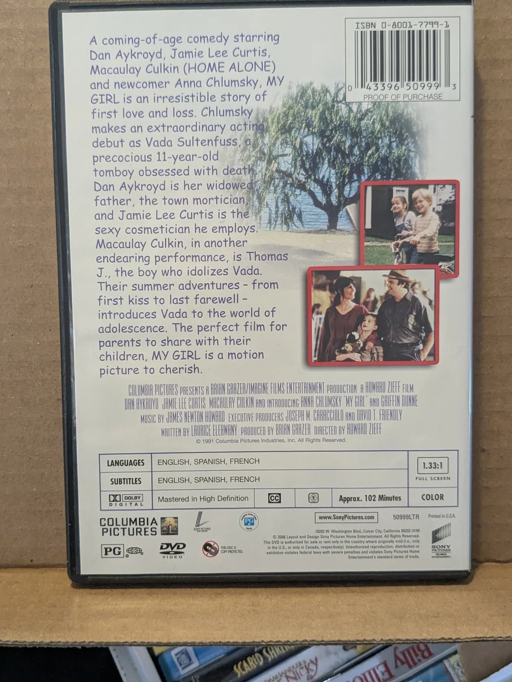 My Girl DVD Movie - Picture 2 of 2